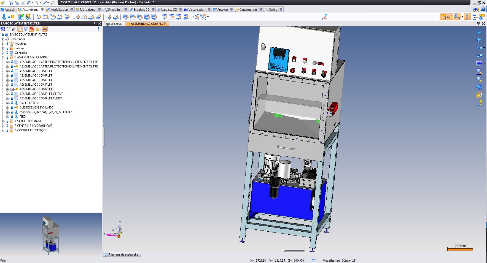 BANC ECLATEMENT TOPSOLID